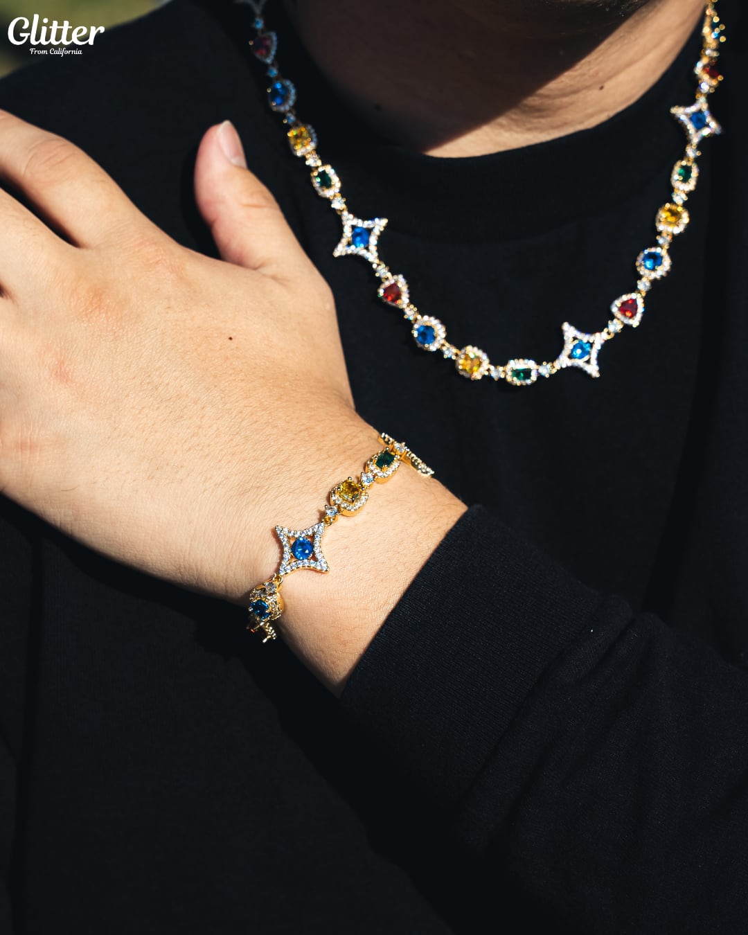 Colored Gemstone Bracelet