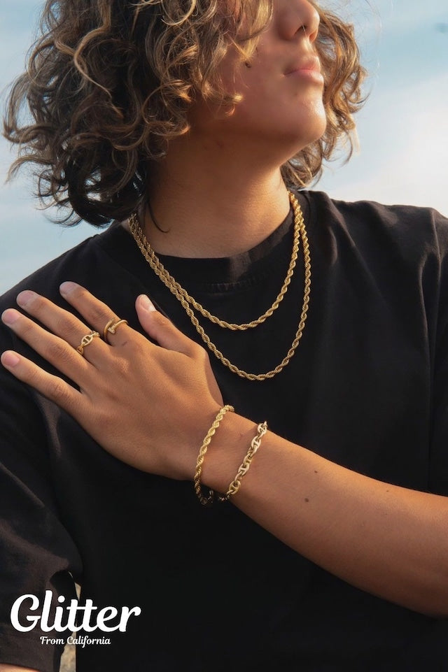 s925 Rope Chain Bracelet 【5mm】