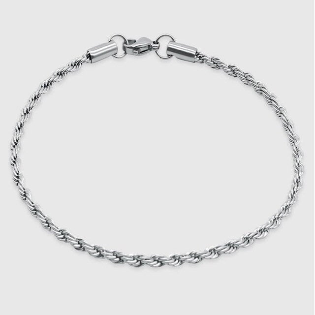 s925 Rope Chain Bracelet 【3mm】