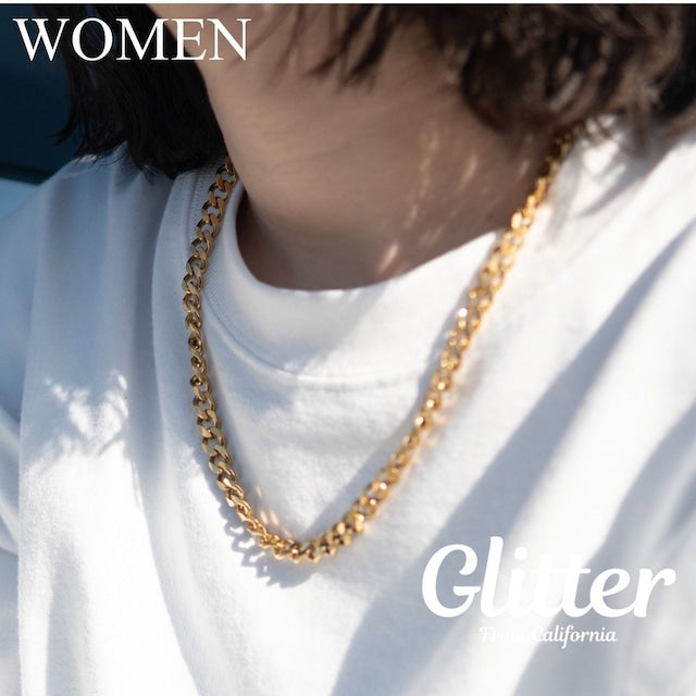 s925 Miami Chain Link Necklace 【7mm】