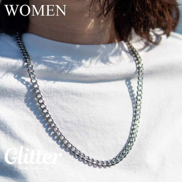 s925 Miami Chain Link Necklace 【7mm】