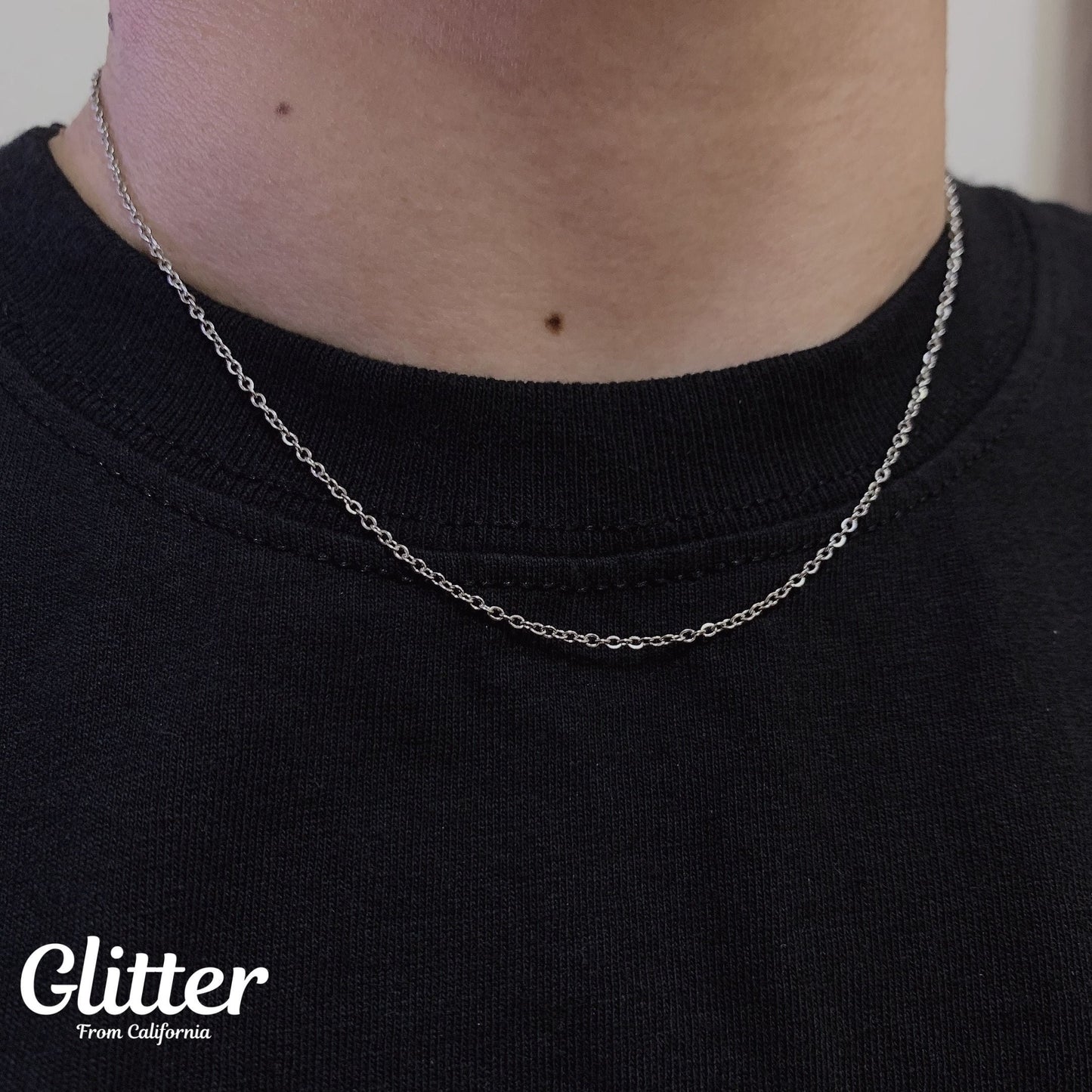 316L Silver Cable Chain 【Silver】