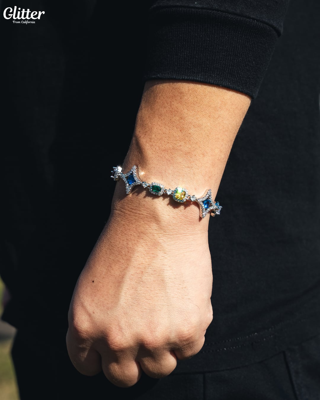 Colored Gemstone Bracelet