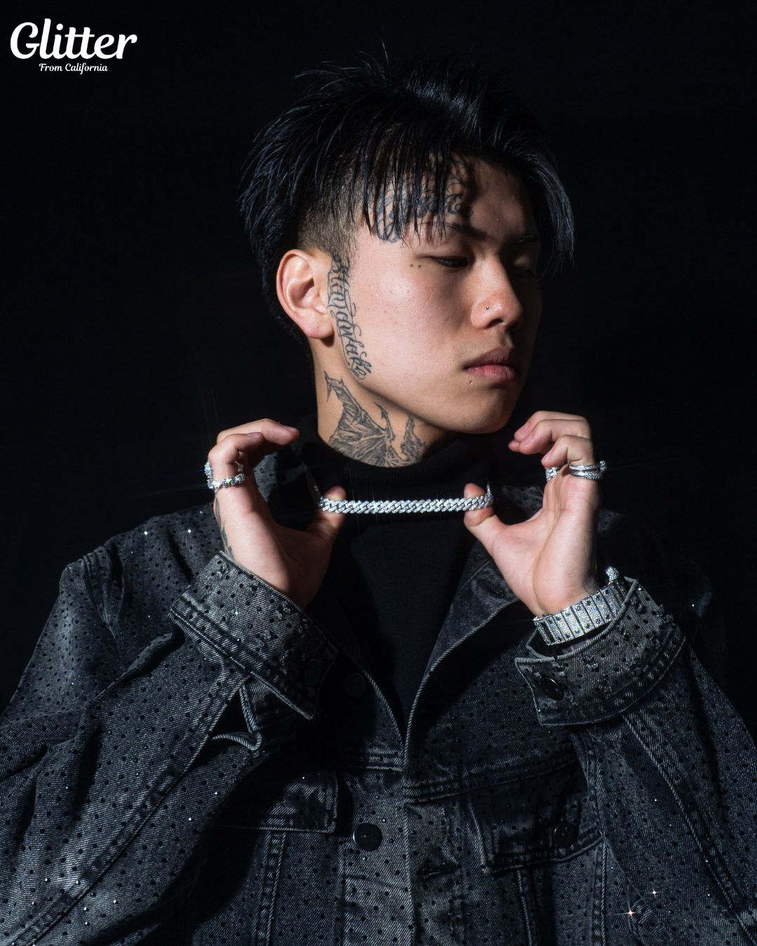 Iced Out Prong Chain 【8.5mm】