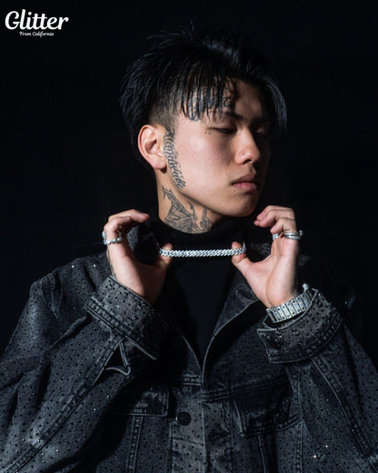 Iced Out Prong Chain 【8.5mm】