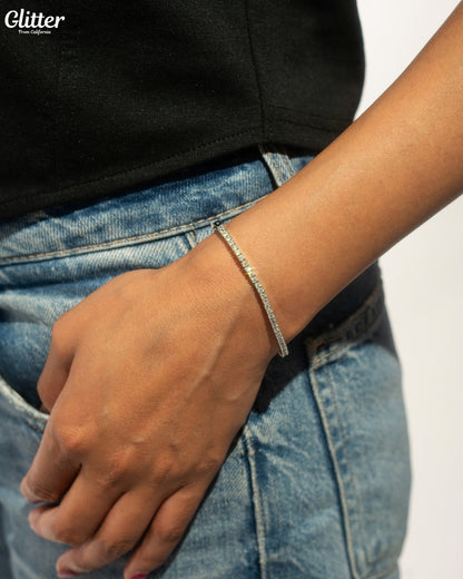 Luxury Tennis Bracelet【2mm/SILVER】