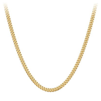 s925 Miami Chain Link Necklace 【3mm】