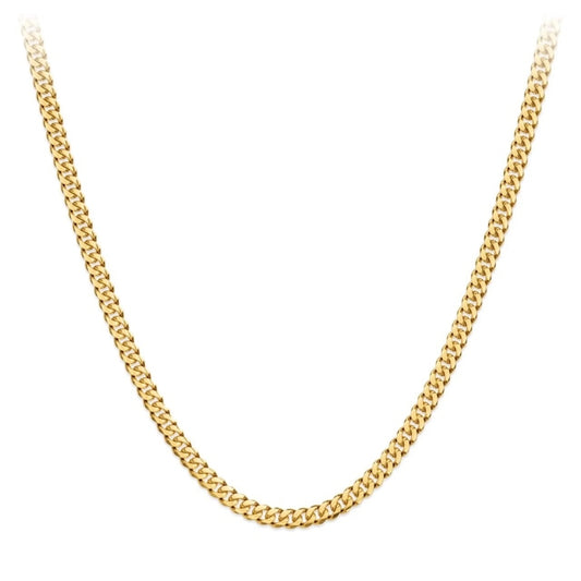 s925 Miami Chain Link Necklace 【3mm】