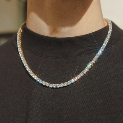 10K Luxury Tennis Necklace【5mm】