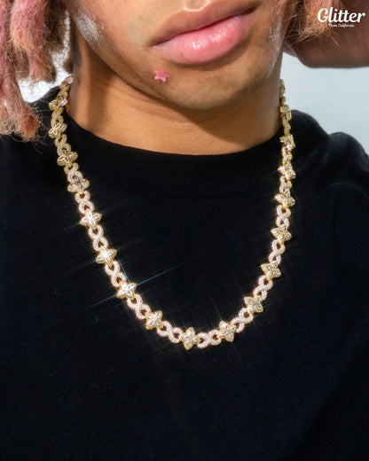 Diamond Infinity Four Leaf Necklace