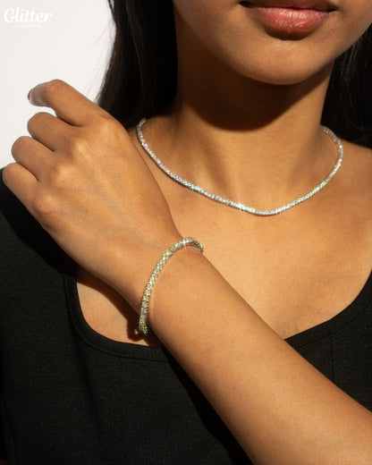 Luxury Tennis Bracelet【3mm/SILVER】