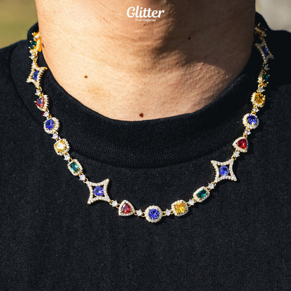 Colored Gemstone Necklace