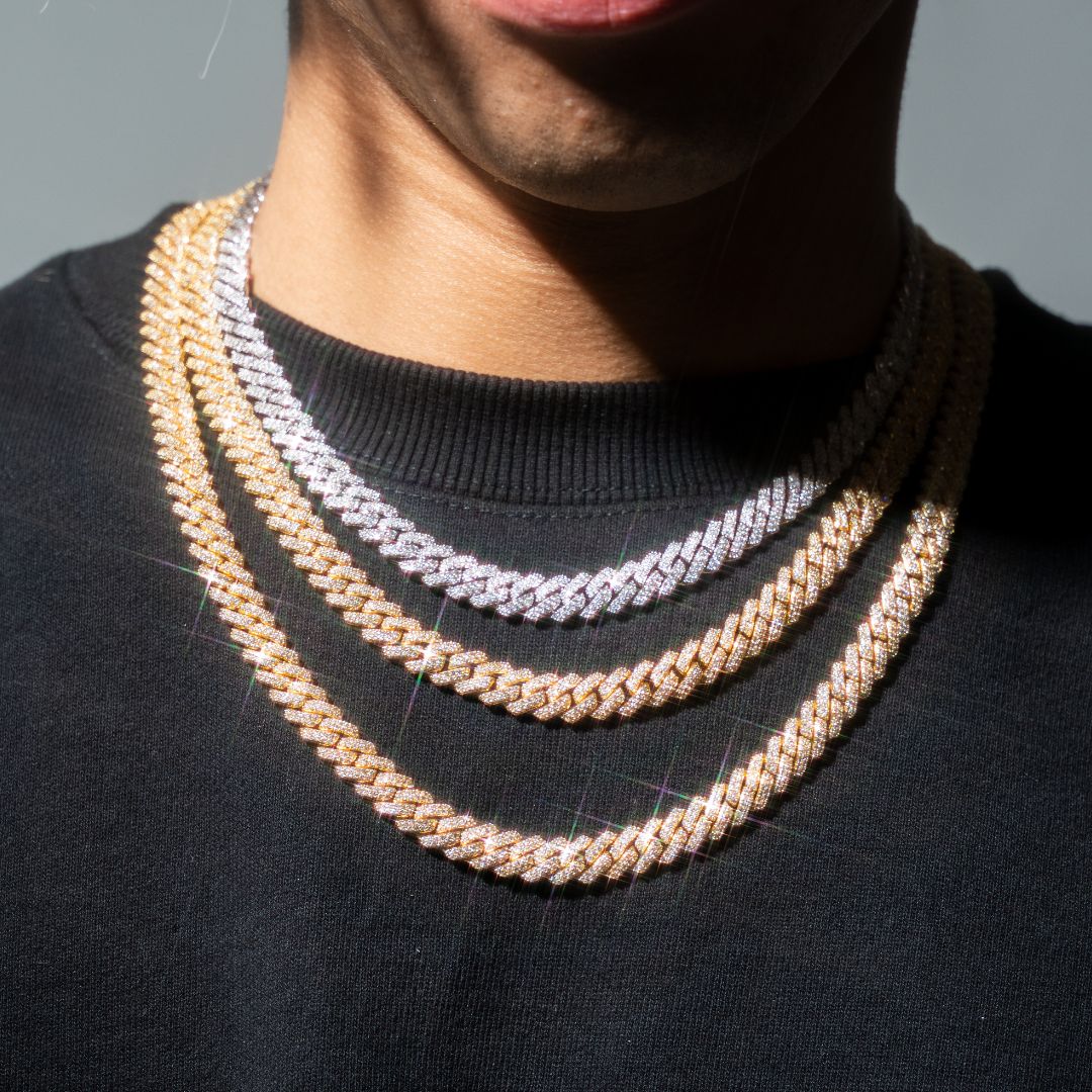 Iced Out Prong Chain 【8.5mm】