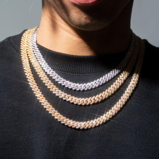 Iced Out Prong Chain 【8.5mm】