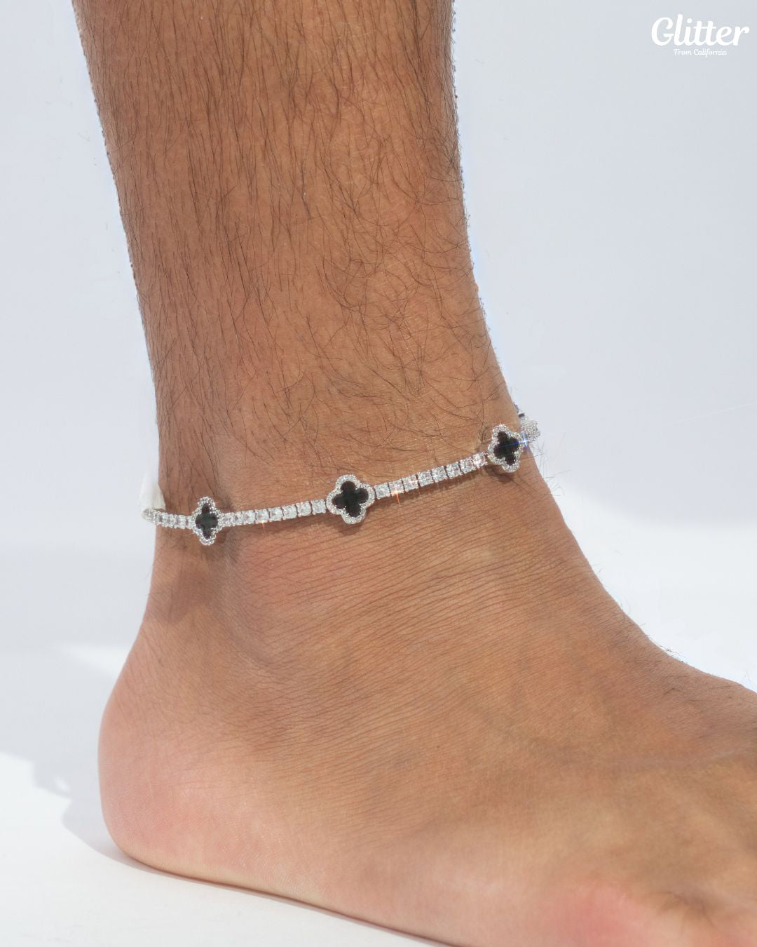 Motif Tennis Chain Anklet
