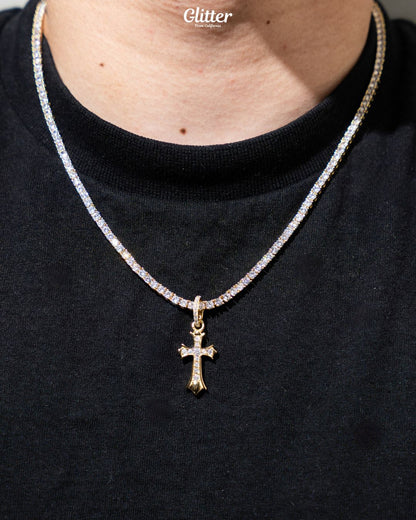 s925 Solid Cross Pendant