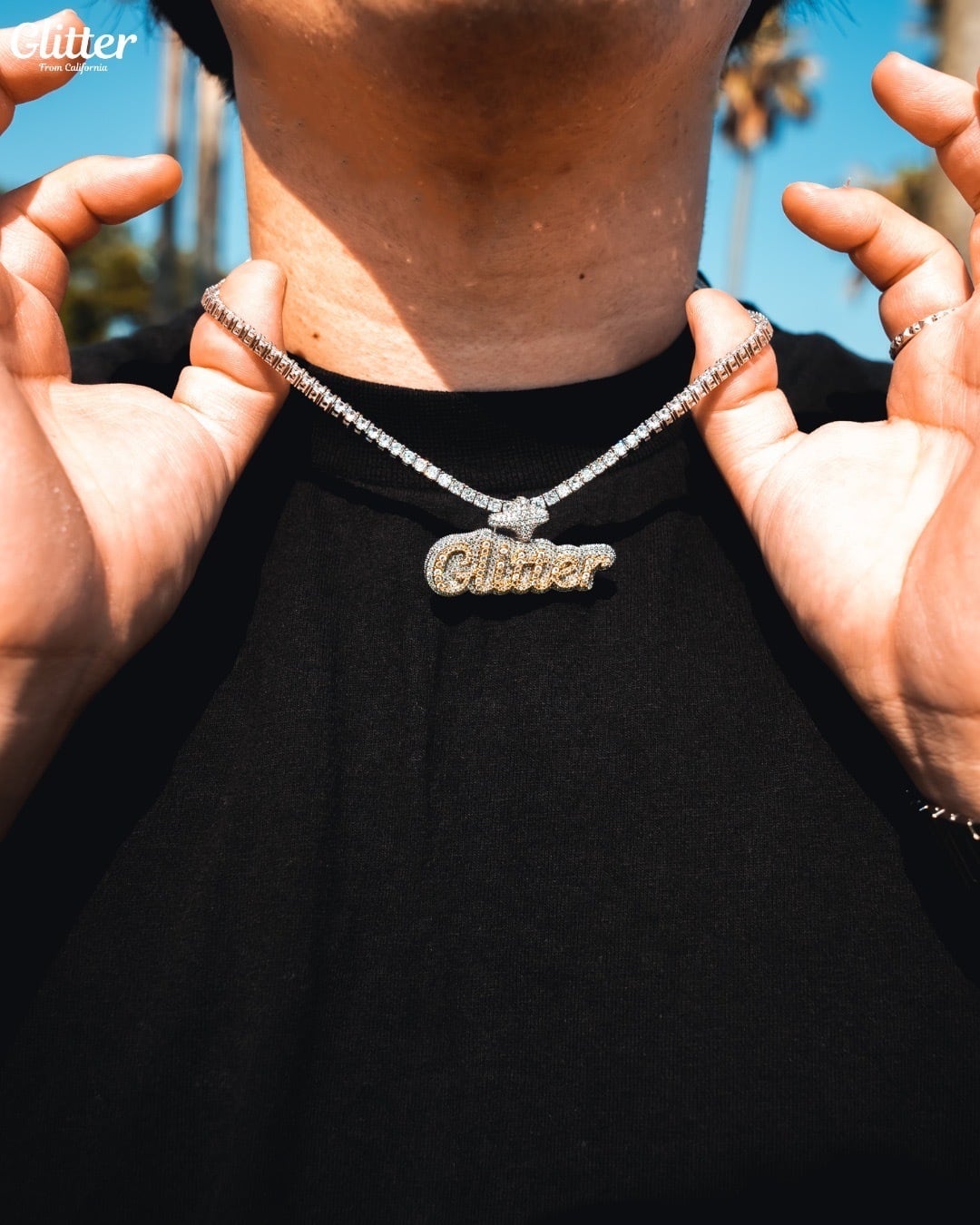 Limited Edition Glitter Logo Pendant