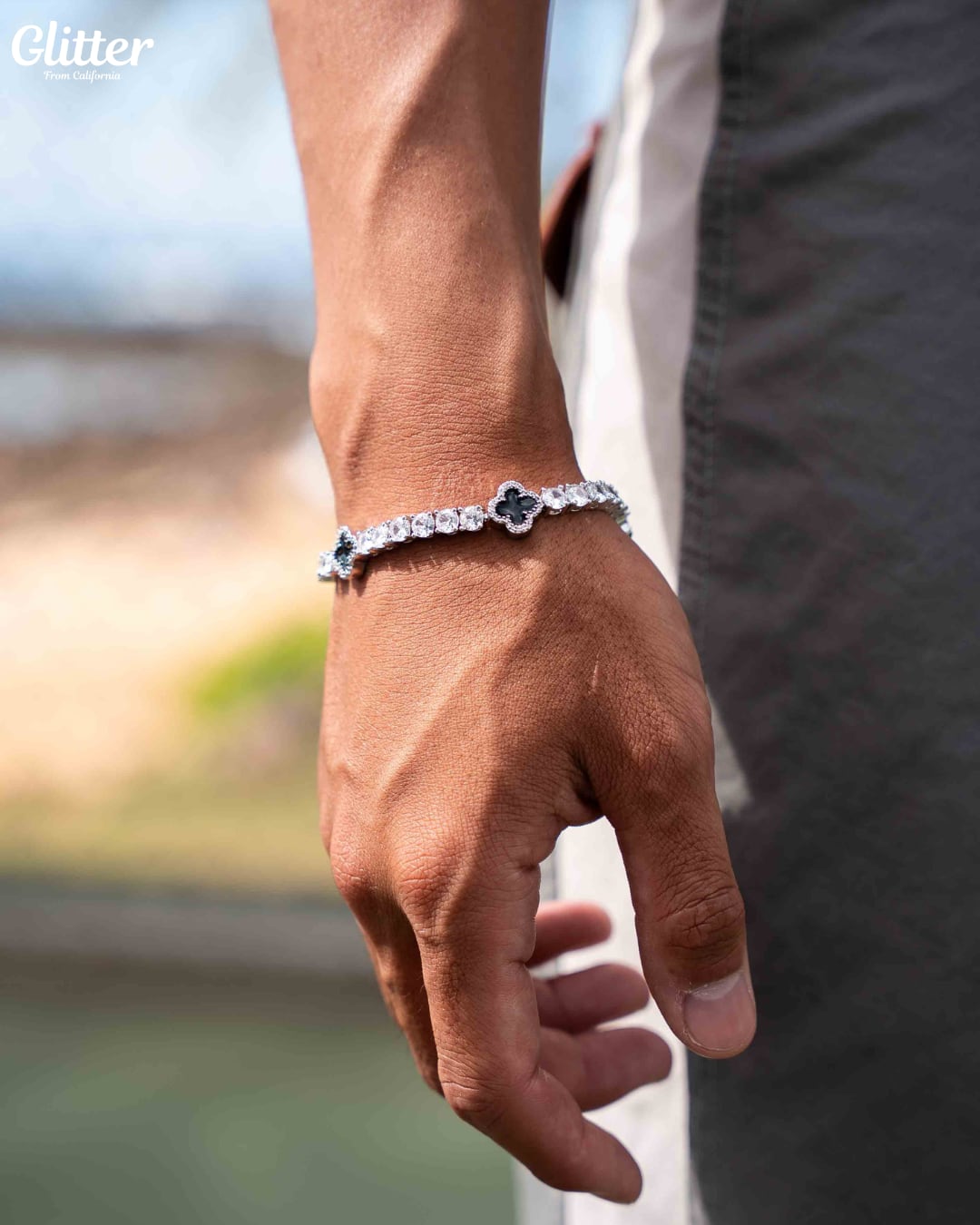 Motif Tennis Chain Bracelet