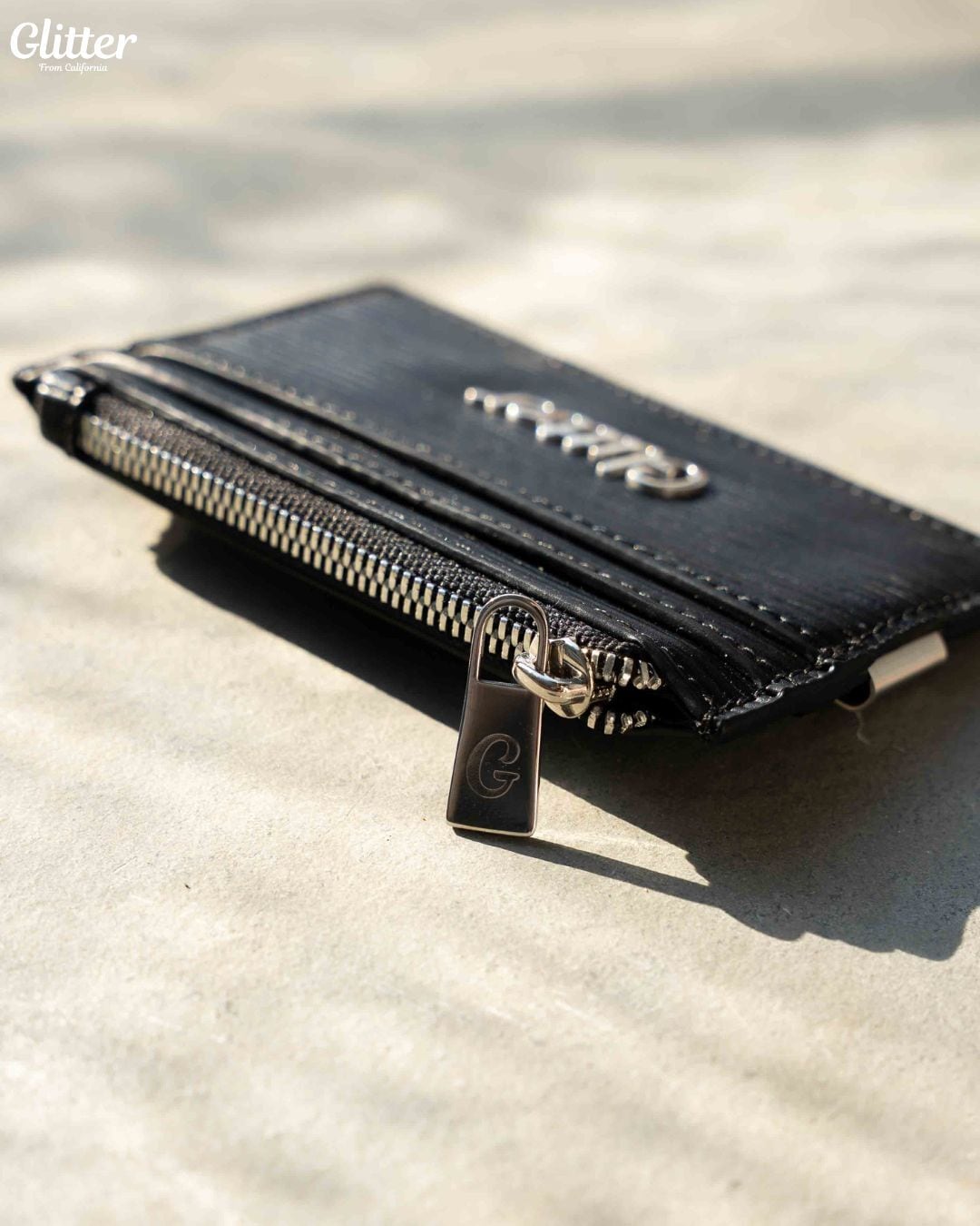 Glitter Mini Leather Wallet