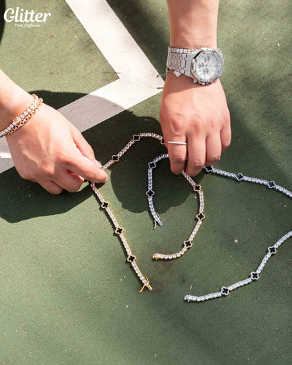 Motif Tennis Chain Necklace