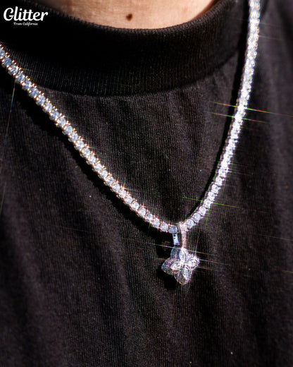 Diamond Four Leaf Pendant