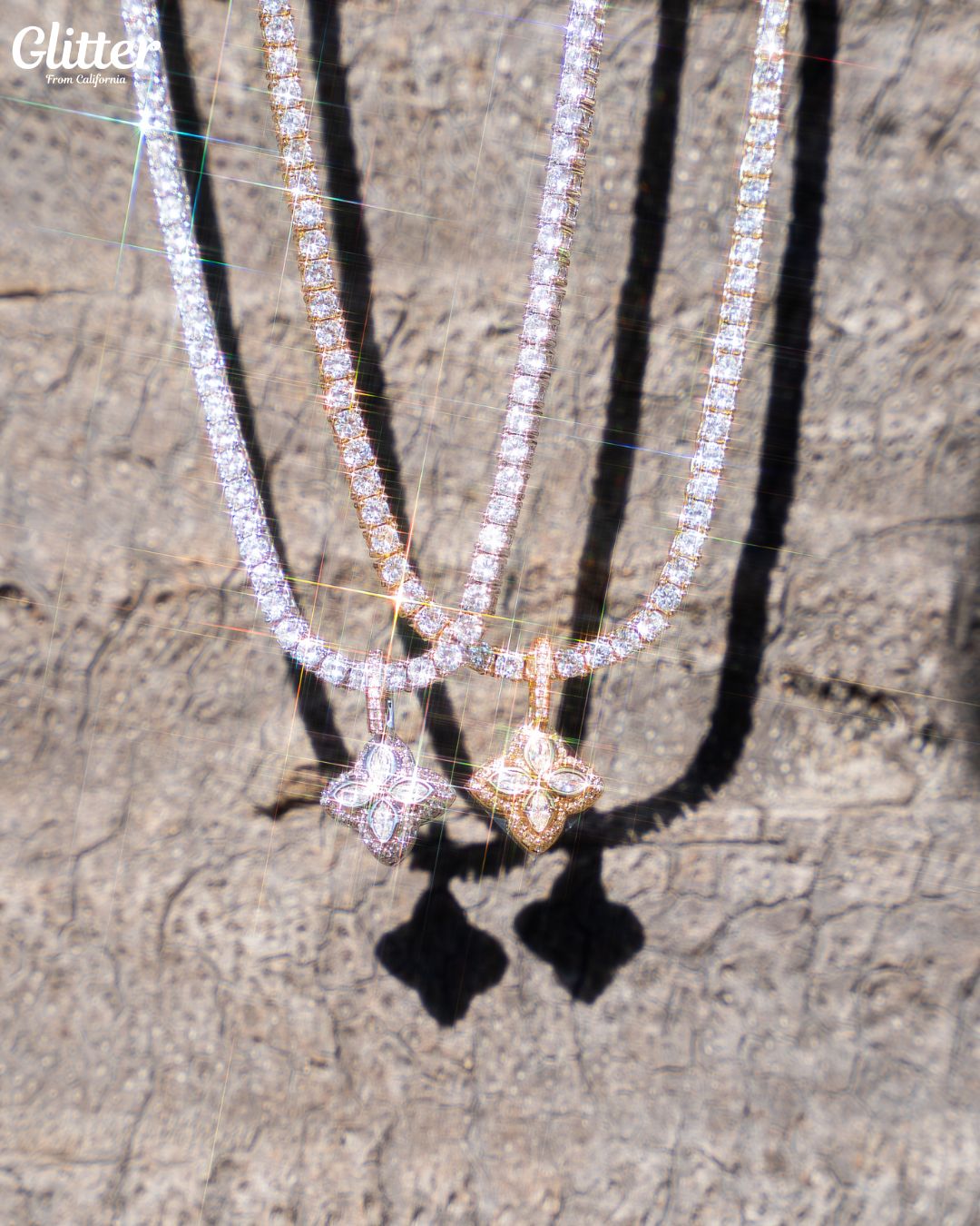 Diamond Four Leaf Pendant