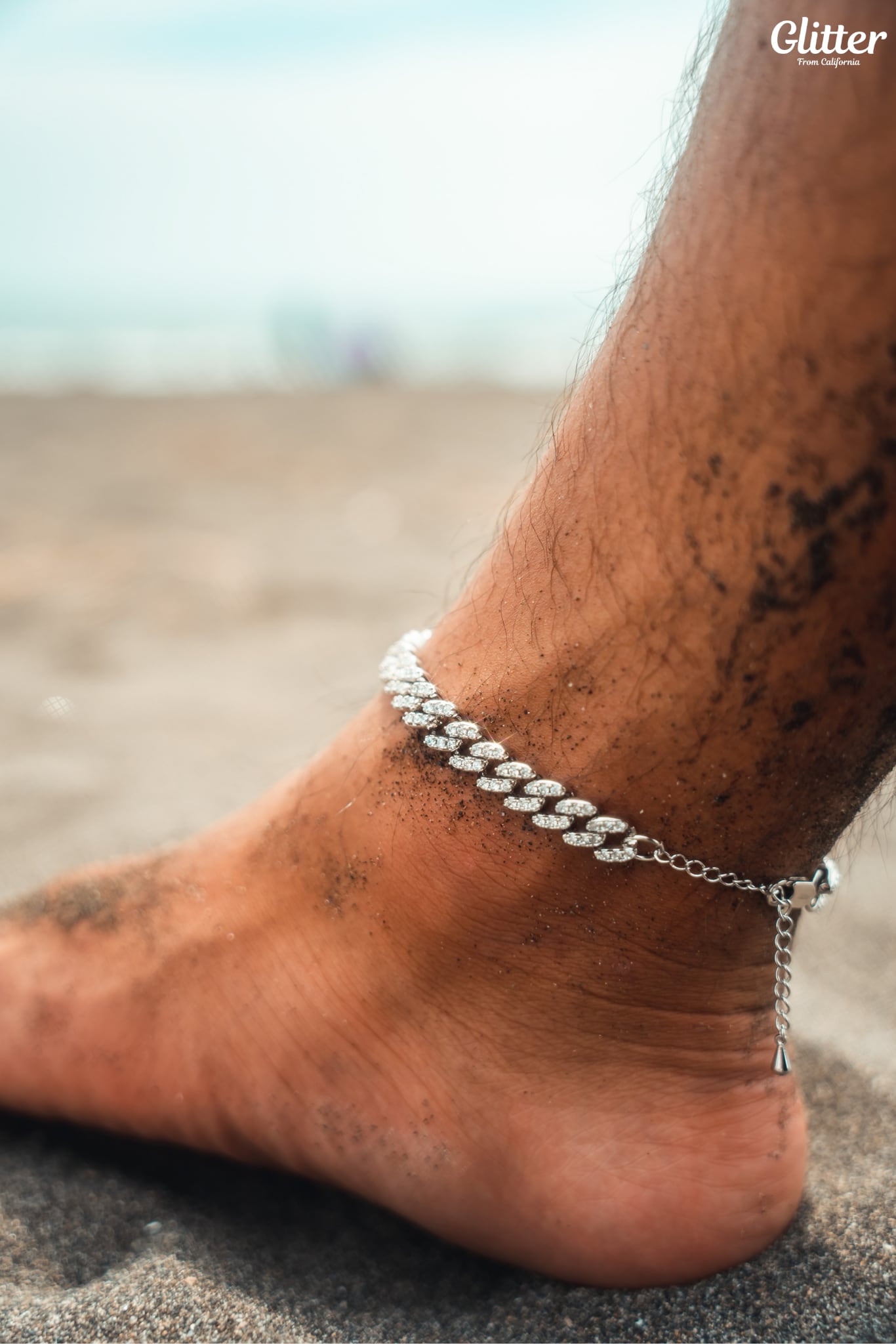 Iced Out Cuban Chain Anklet【GOLD/SILVER】