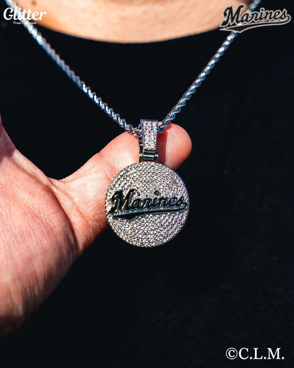 Iced Out Marines Pendant 【千葉ロッテマリーンズ】