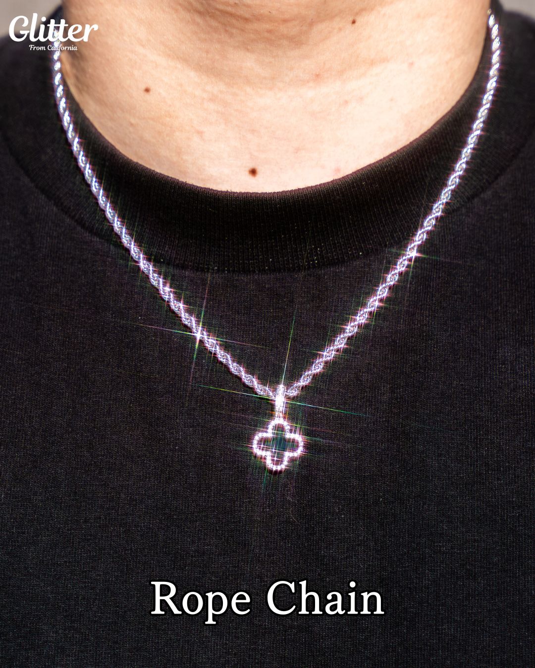 Iced Out Motif Pendant