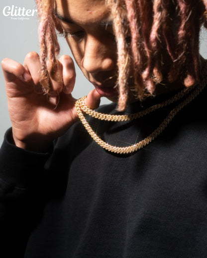 Iced Out Prong Chain 【8.5mm】