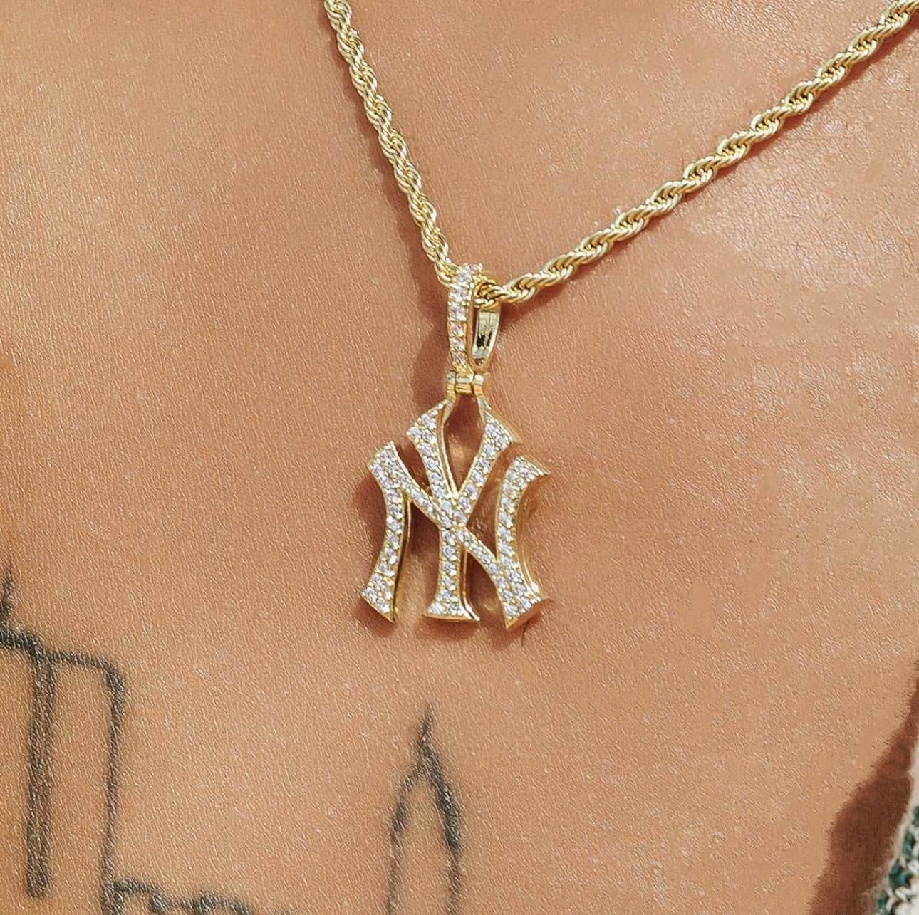 Iced Out NY Pendant