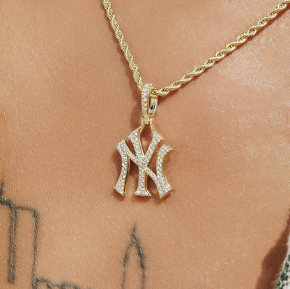 Iced Out NY Pendant