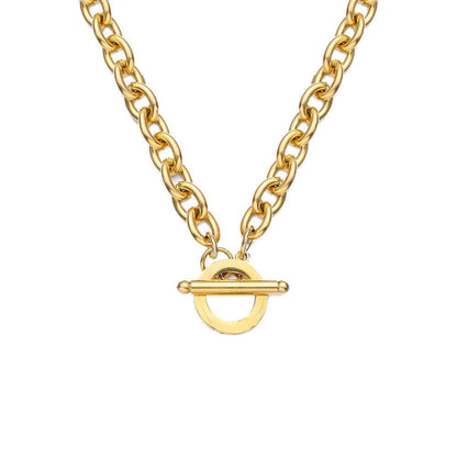 316L Toggle Chain Necklace 【GOLD】