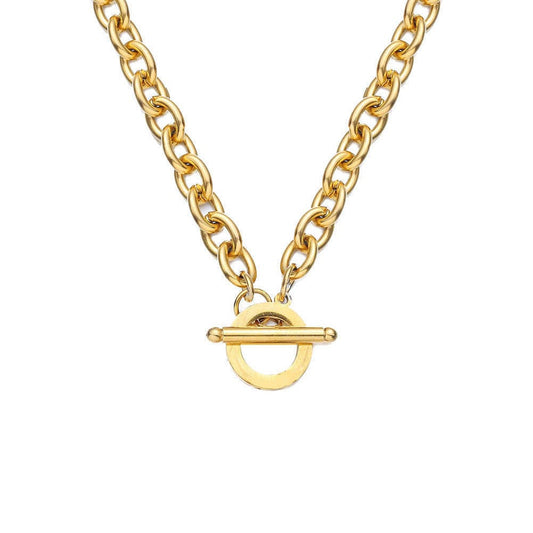 316L Toggle Chain Necklace 【GOLD】