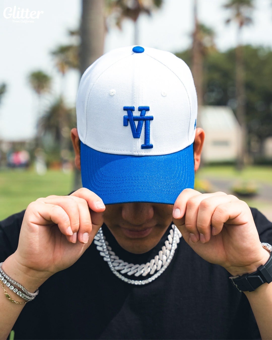 Upside Down LA HAT【LA BLUE/WHITE】