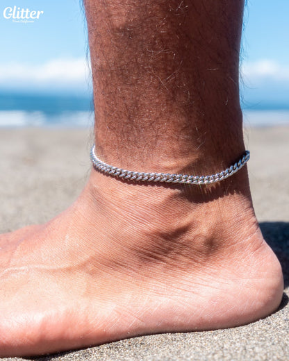 Miami Cuban Chain Anklet 【5mm】