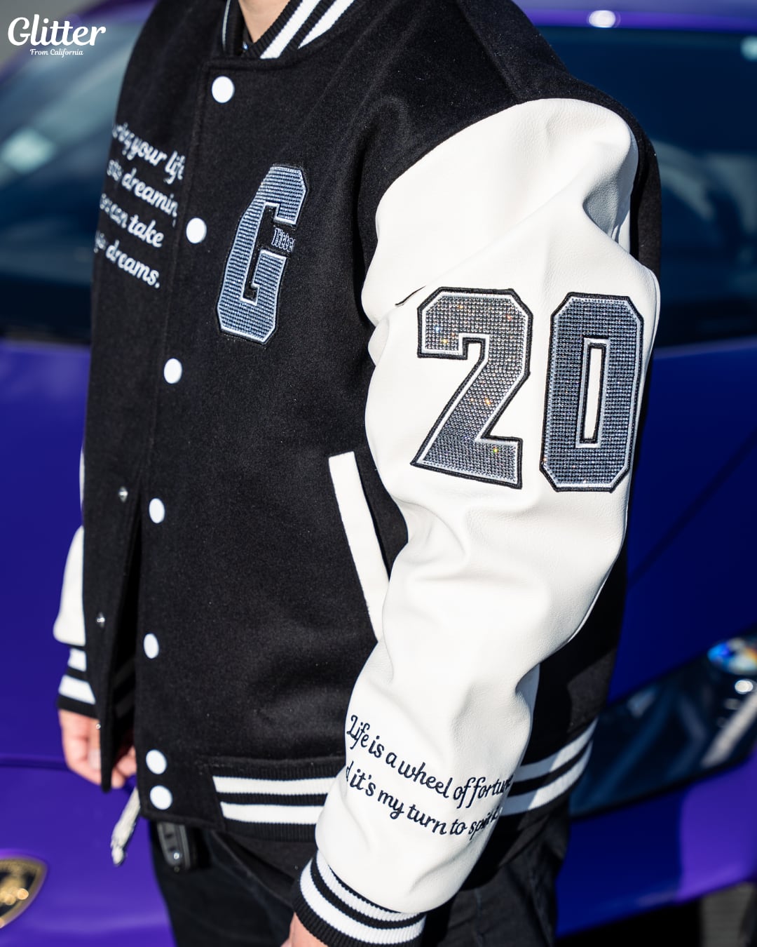 Glitter '20 Stadium Jacket【BLACK】