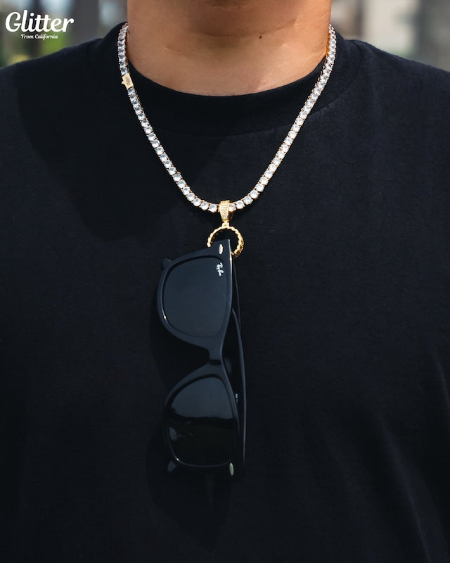 Iced Out Cuban Ring Sunglasses Hook