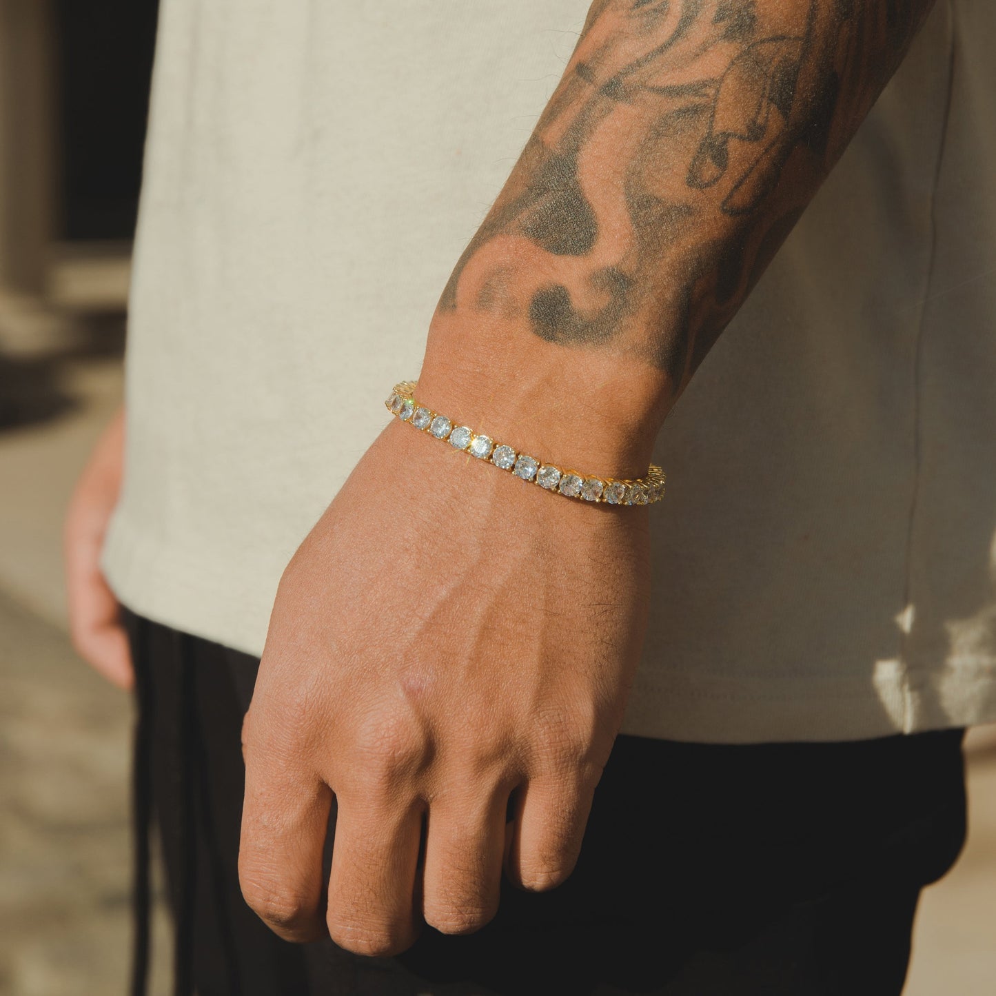 Luxury Tennis Bracelet 【5mm / GOLD】