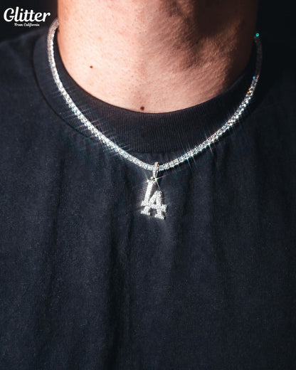 s925 Iced Out LA Pendant