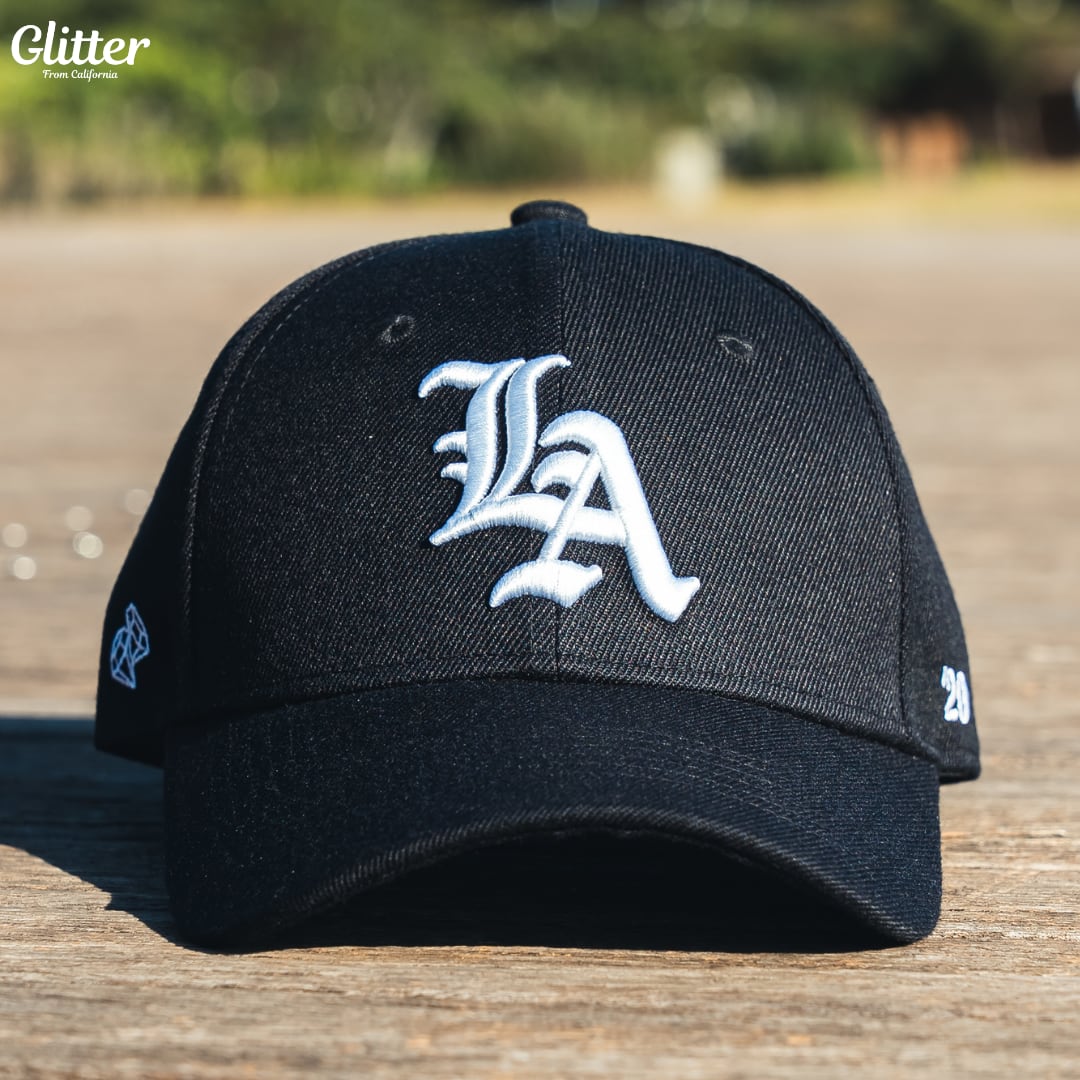 LA Logo Trucker HAT【BLACK】