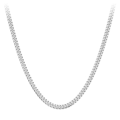 s925 Miami Chain Link Necklace 【3mm】