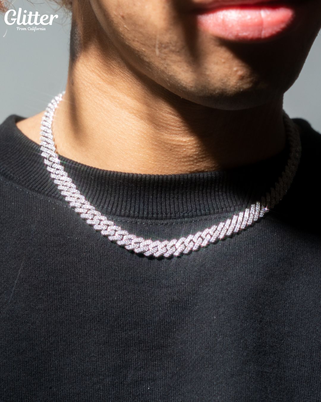 Iced Out Prong Chain 【8.5mm】 – Glitter