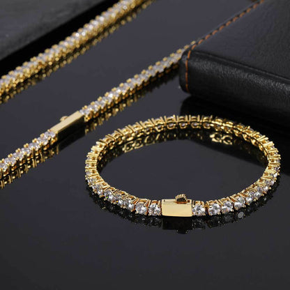 Luxury Tennis Bracelet 【5mm / GOLD】