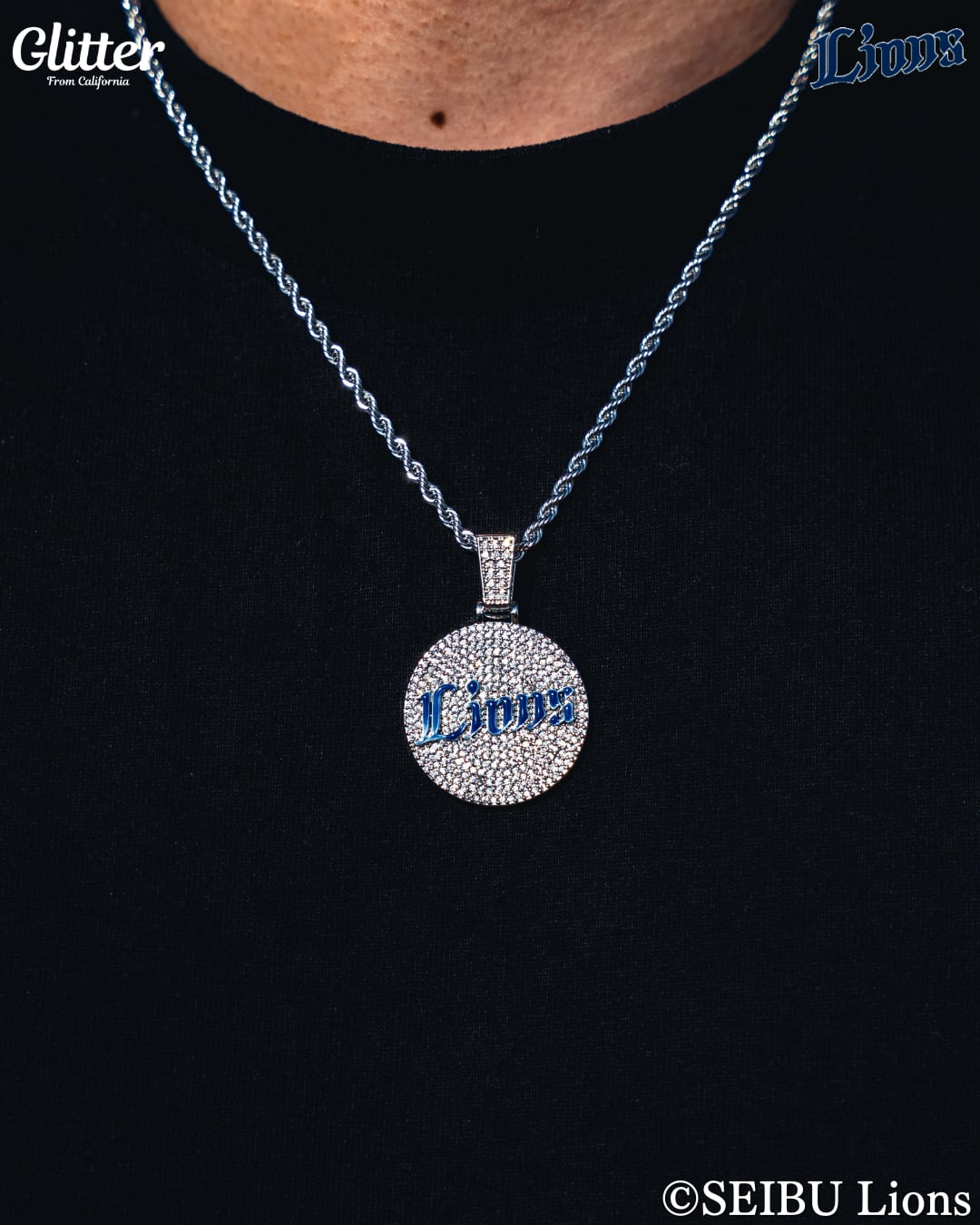 Iced Out Lions Pendant 【埼玉西武ライオンズ】