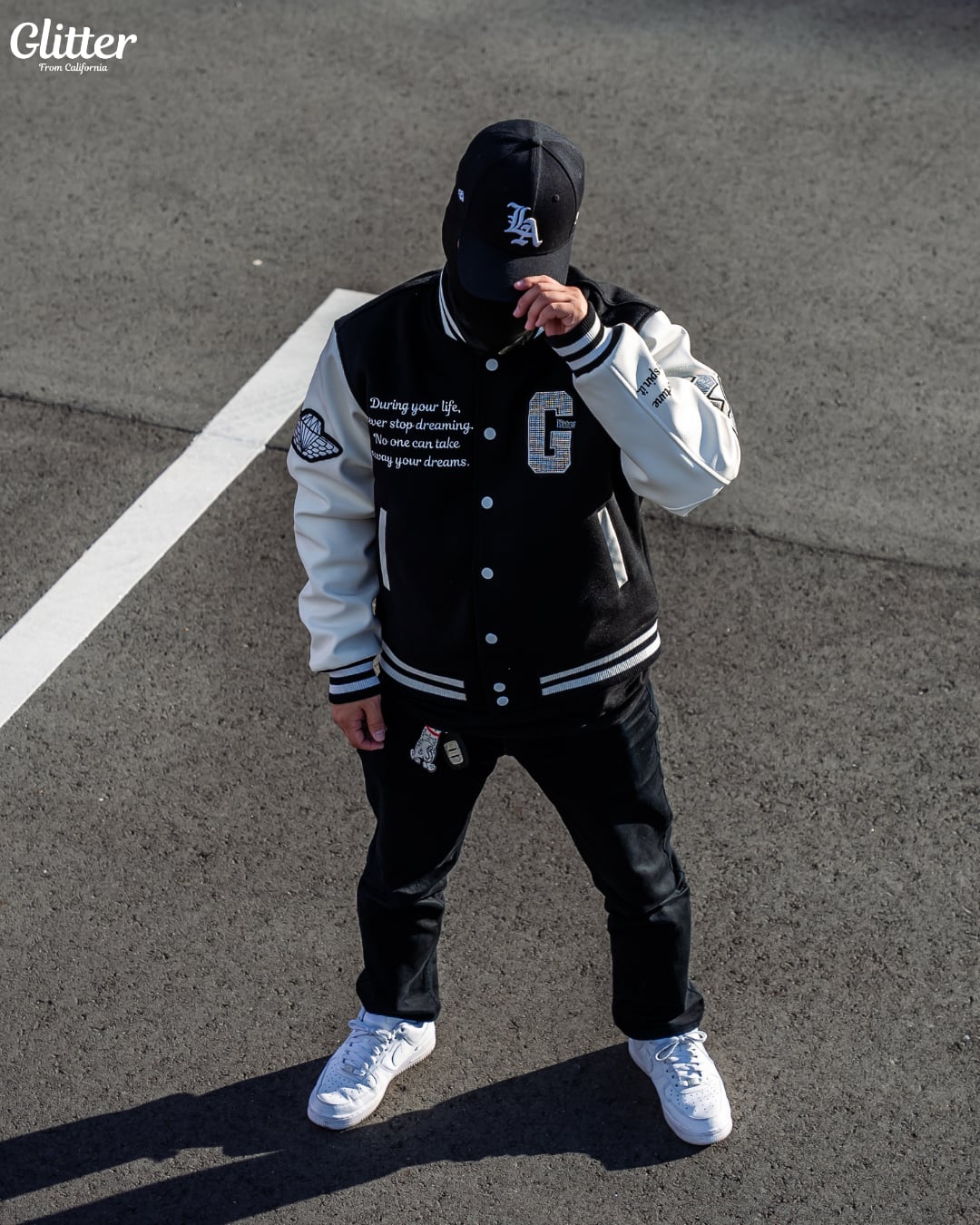 Glitter '20 Stadium Jacket【BLACK】