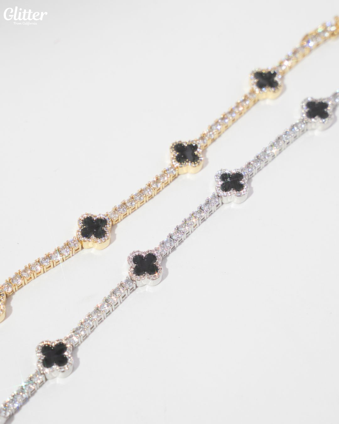 Motif Tennis Chain Anklet