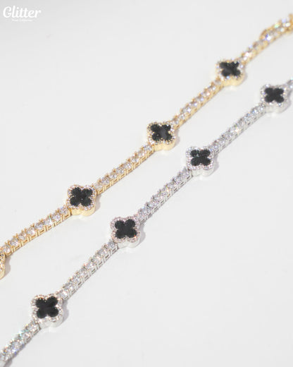 Motif Tennis Chain Anklet