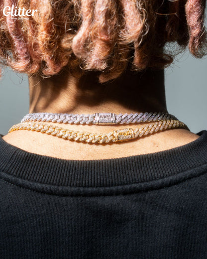 Iced Out Prong Chain 【8.5mm】