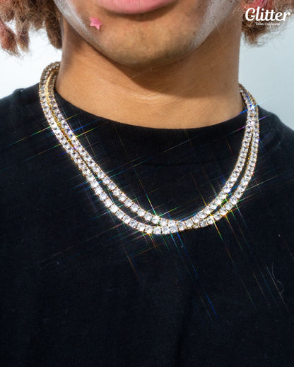 Luxury Tennis Necklace 【5mm / GOLD】